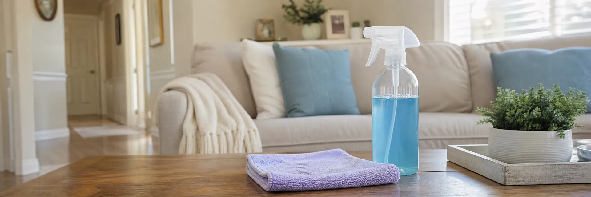 Bright, freshly cleaned New Jersey home interior