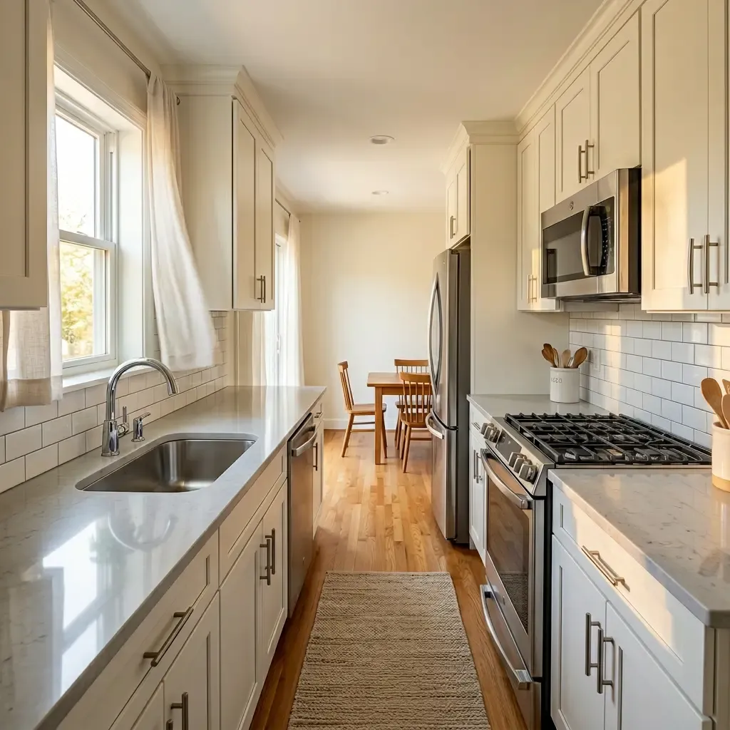 Kitchen after cleaning